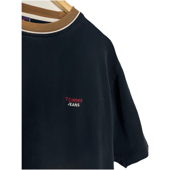Vintage Tommy Jeans Tommy Hilfiger Short Sleeve Pullover Tee Shirt Mens Size XL - Picture 2 of 10